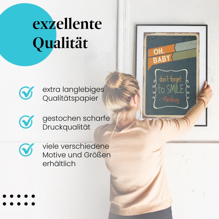 Preview: "Don't Forget to SMILE": Vintage & Gute Laune | Postereck 0845